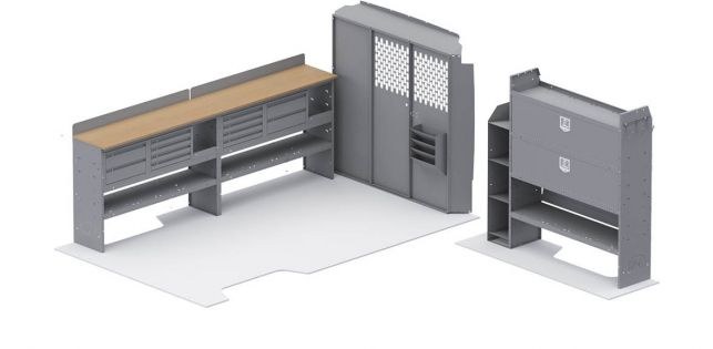 Holman Van Storage System Kit, Locksmith Package – 50PML