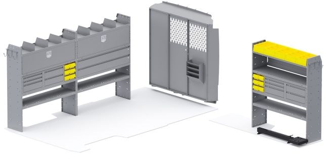 Holman Van Storage System Kit, Plumbing Van Package – 55PML