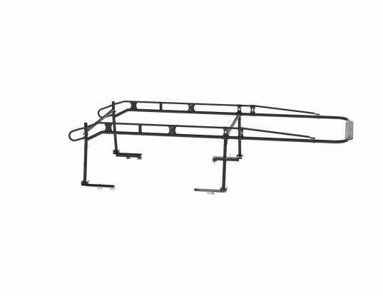 Holman Ladder Rack, Pro III Series, 1000 Pound Capacity, Bed Rail Mount, Multi-Fit, 26-1/2 Inch Height, Adjustable, Powder Coated, Black – 80000