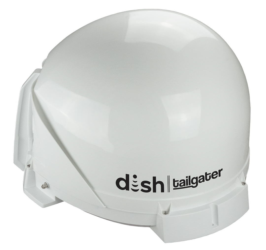 King Satellite TV Antenna, Tailgater ®, Works with Dish® Pay-As-You-Go Programming/ Added to Your Home Dish® Service, Stationary Viewing – DT4400