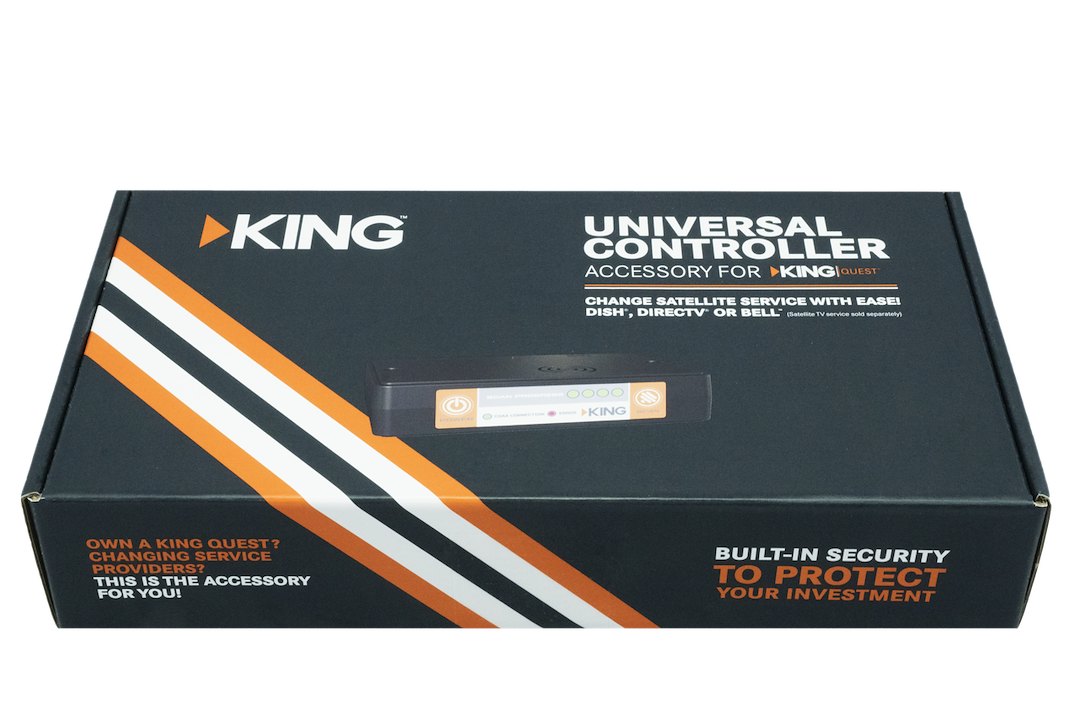 King Satellite TV Antenna Interface Box, For King Quest Satellite TV, Use to Change Satellite TV Service Between Directv/ Dish ®/ Bell ™ – UC1000