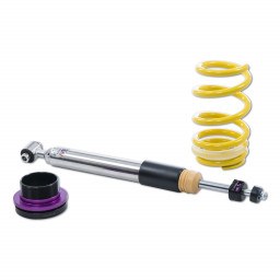Kw Suspensn Coil Over Shock Absorber, Variant 3, Adjustable Rebound Dampening and Compression, 0.9 to 1.9 Inch Front and Rear Lower – 35287007