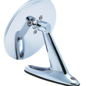 K-Source Exterior Mirror, Classic Series., Aftermarket Replacement, Single, Chrome, Manual, Non-Foldaway, Without Heated Mirrors – 1701