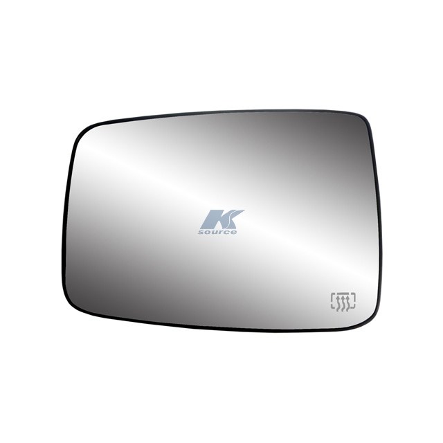 K-Source Exterior Mirror Glass, OE Series, OEM Replacement, Direct-Fit, Backed Glass, Power, Heated, 6-3/8 Inch Height X 9 Inch Width – 33244
