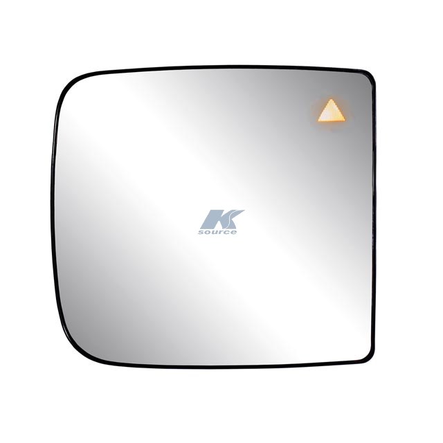 K-Source Exterior Mirror Glass, OE Series, OEM Replacement, With Backing Plate, With Heated Glass, 7-1/8 Inch Height X 7-9/16 Inch Width – 50315