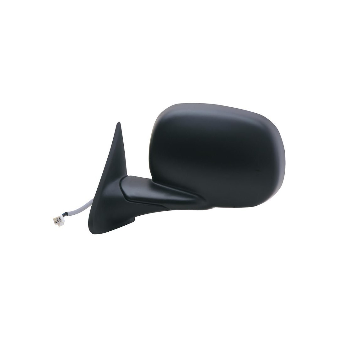 K-Source Exterior Mirror, OEM Replacement, Single, Black, Electric, Foldaway, Without Heated Mirrors, Without Turn Signal Indicators – 60070C