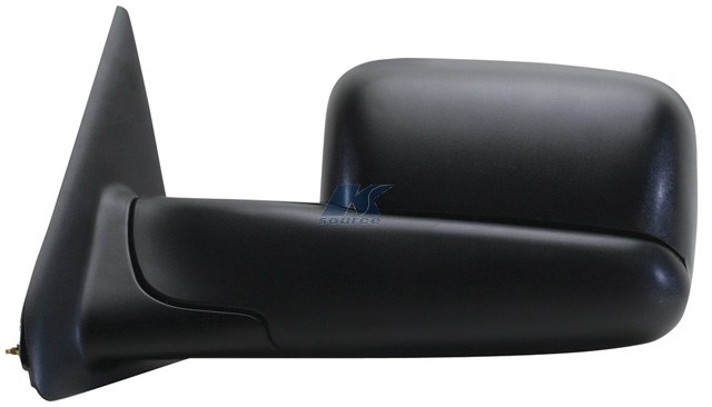 K-Source Exterior Towing Mirror, OEM Replacement, 10 Inch X 7 Inch with a 4-1/2 Inch Spot Mirror, 22 Inch Mirror Extension, Manual – 60112C