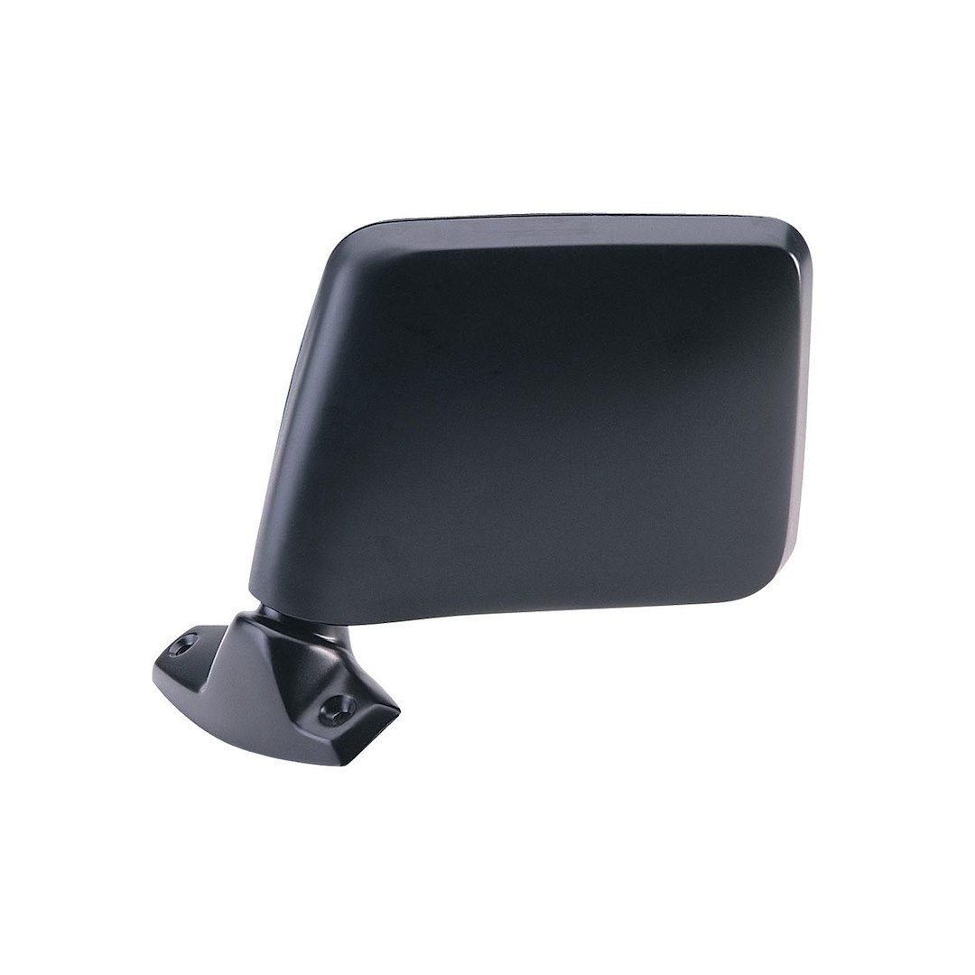 K-Source Exterior Mirror, OEM Replacement, Single, Black, Manual, Foldaway, Without Heated Mirrors, Without Turn Signal Indicators – 61002F