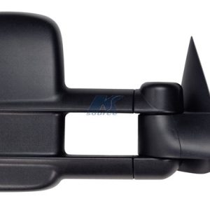 K-Source Exterior Towing Mirror, OEM Replacement, 12 Inch X 7-3/4 Inch Including a Spot Mirror, 4 Inch Extension, Manual, Without Turn Signal – 62073G