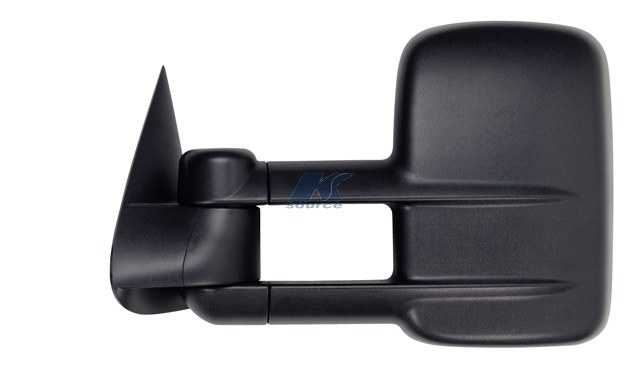 K-Source Exterior Towing Mirror, OEM Replacement, 12 Inch X 7-3/4 Inch Including a Spot Mirror, 4 Inch Extension, Manual, Without Turn Signal – 62074G