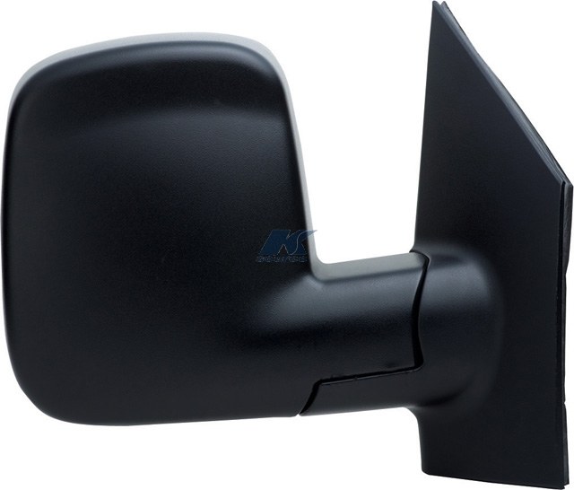 K-Source Exterior Mirror, OEM Replacement, Single, Black, Manual, Foldaway, Without Heated Mirrors, Without Turn Signal Indicators – 62129G