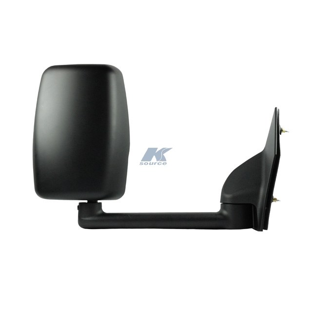 K-Source Exterior Mirror, Exterior Towing Mirror, OEM Replacement, Single, Dual Lens, Black, With Ptm Housing, Manual, Foldaway – 62169G