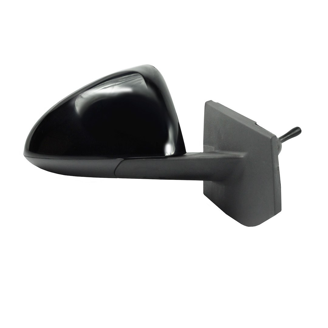 K-Source Exterior Mirror, OEM Replacement, Single, Black, With Ptm Cover, Manual Remote, Foldaway, Without Heated Mirrors – 62791G