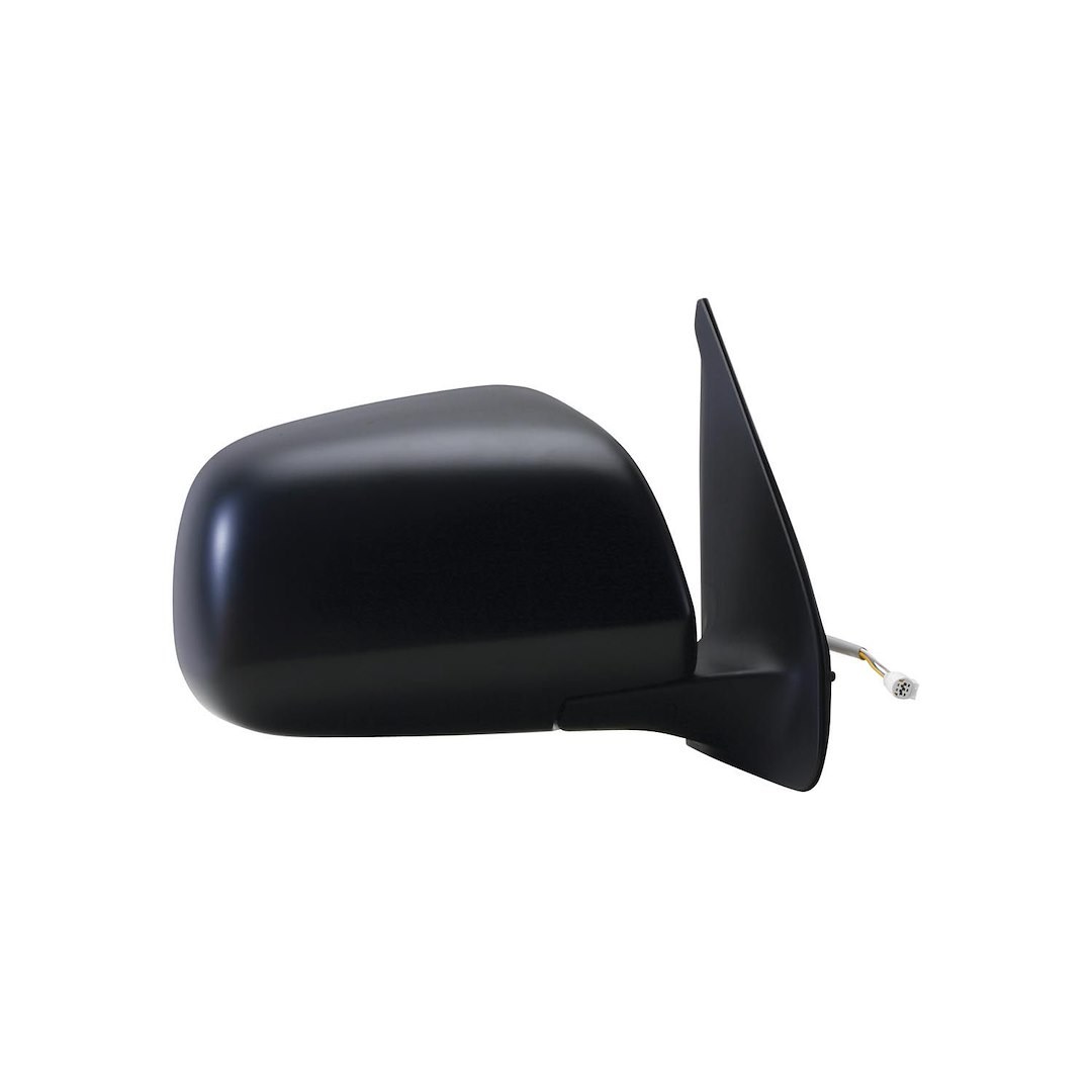 K-Source Exterior Mirror, OEM Replacement, Single, Black, Electric, Foldaway, Without Heated Mirrors, Without Turn Signal Indicators – 70075T
