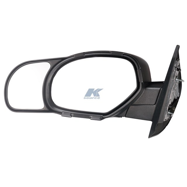 K-Source Exterior Towing Mirror, Snap on, 4-3/4 Inch X 5-1/2 Inch, Extends 4-3/4 Inch, Manual, Without Turn Signal, Without Heated Mirrors – 80900