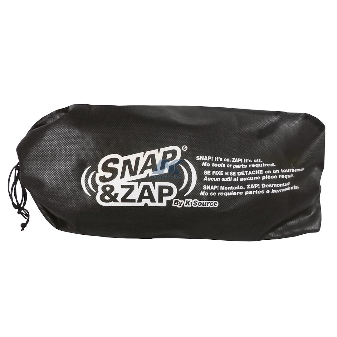 K-Source Exterior Towing Mirror, Snap & Zap, Snap on, Manual, Black, Pair – 80940