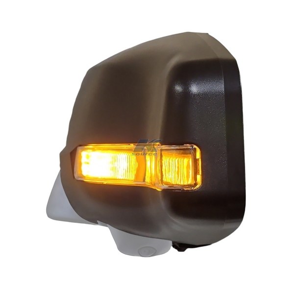 K-Source Exterior Towing Mirror, Snap & Zap, Snap on, Manual, Black, Pair – 81870