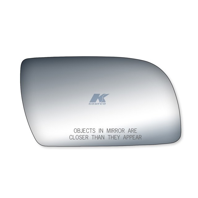 K-Source Exterior Mirror Glass, OE Series, OEM Replacement, Direct-Fit, Glass Only, Power or Manual, 5-3/16 Inch Height X 9-1/8 Inch Width – 90055