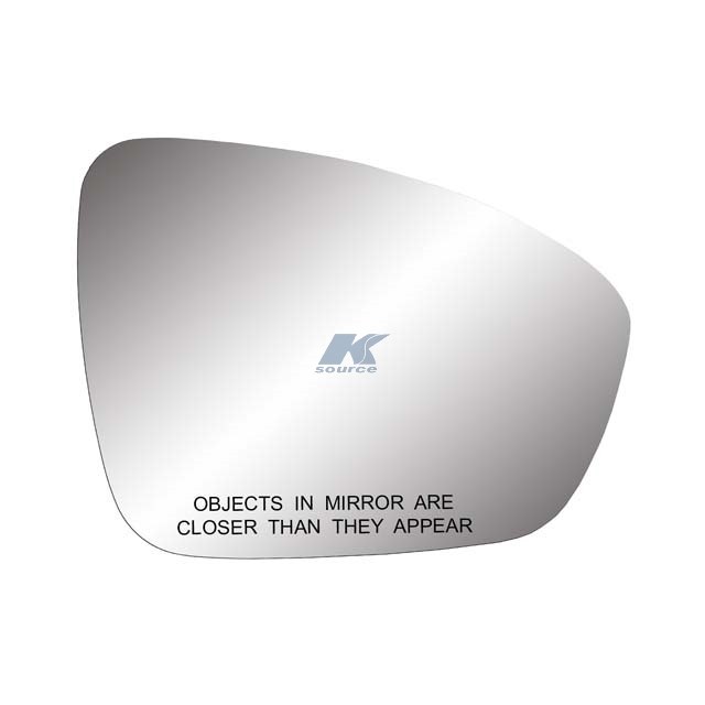 K-Source Exterior Mirror Glass, OE Series, OEM Replacement, Glass Only, 4-7/8 Inch Height X 6-7/16 Inch Width, 6-7/8 Inch Diagonal, Single – 90323