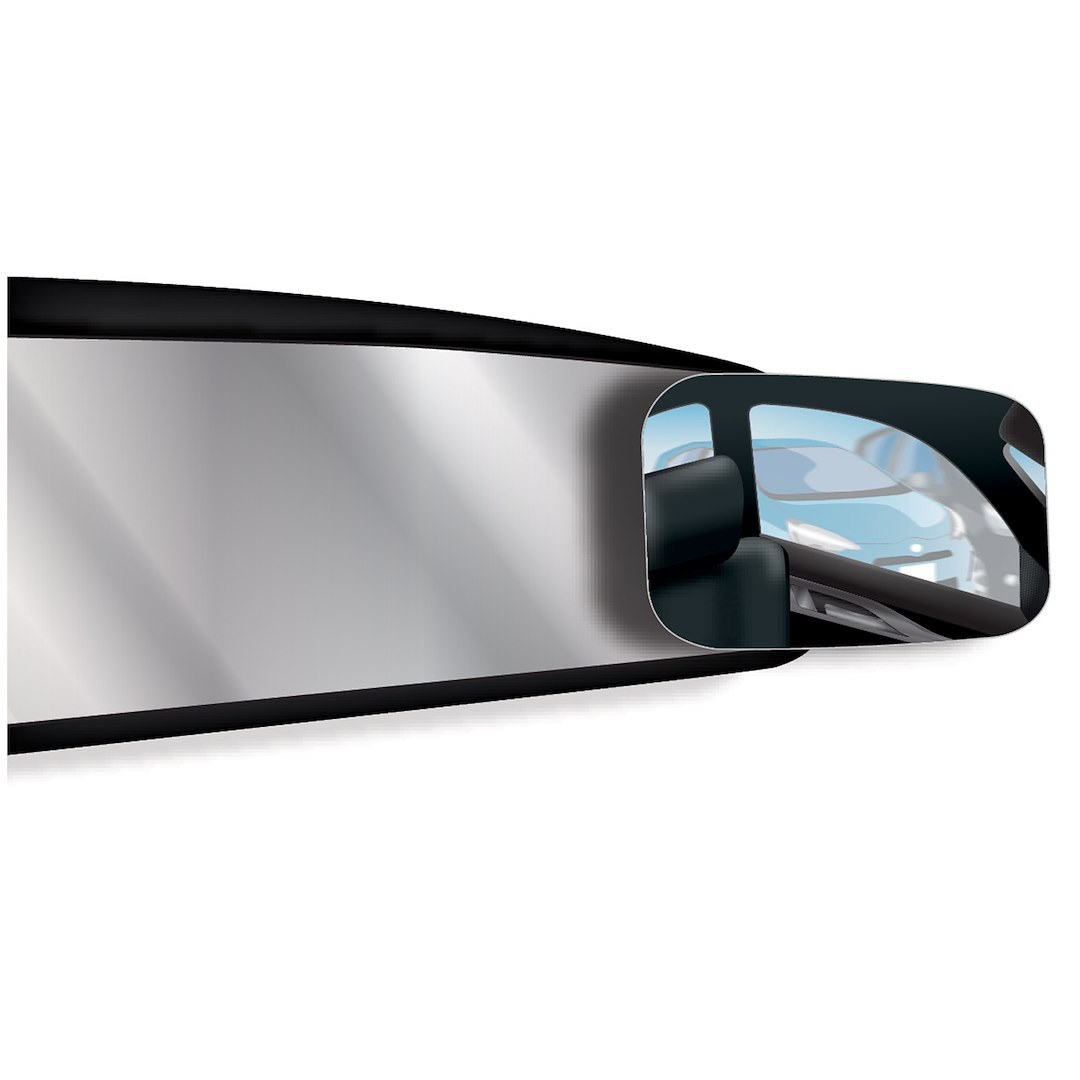 K-Source Blind Spot Mirror, 1-9/16 Inch X 2-15/16 Inch, Without Turn Signal Indicator, Comes with Suction Cup for Installation – C0770