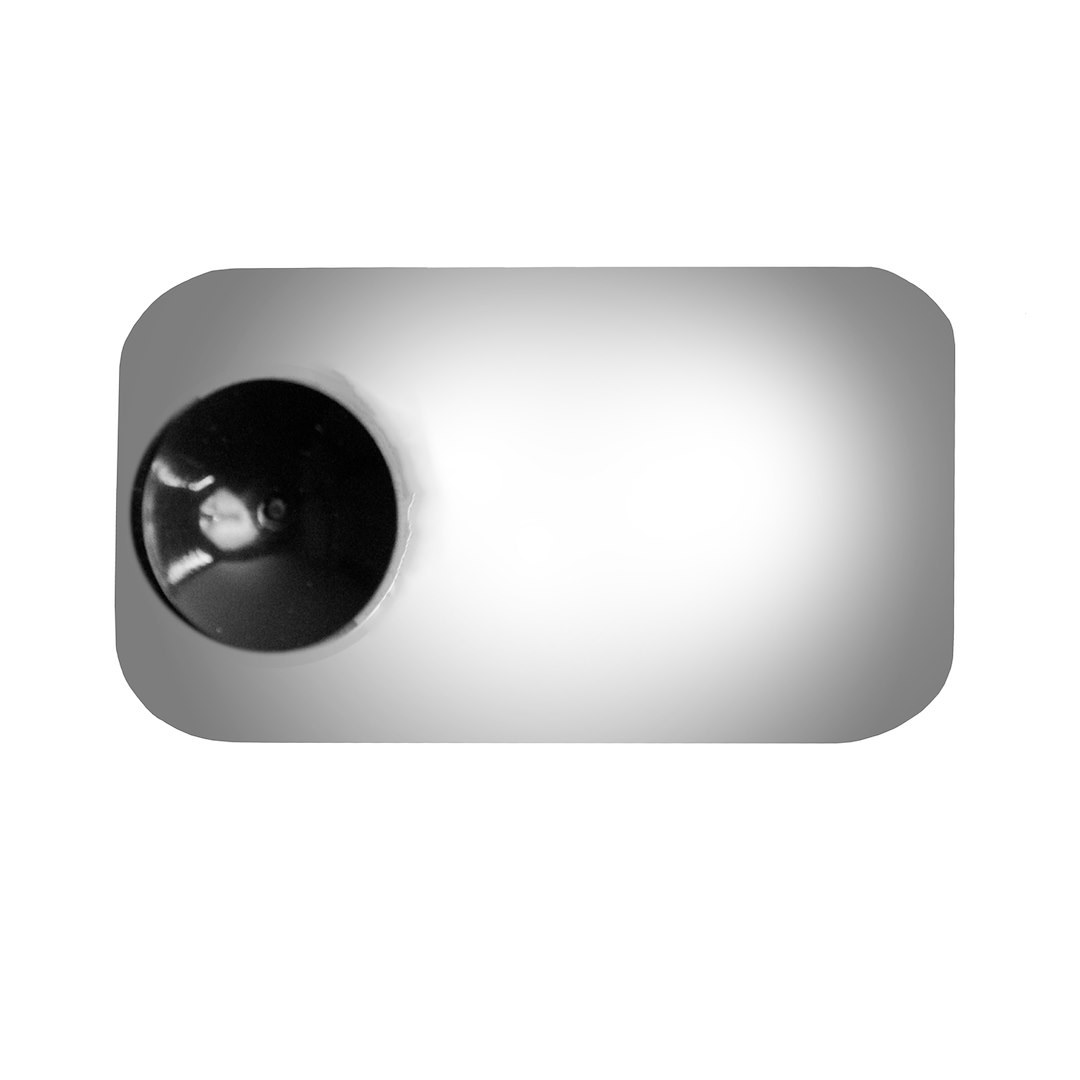 K-Source Blind Spot Mirror, 1-9/16 Inch X 2-15/16 Inch, Without Turn Signal Indicator, Comes with Suction Cup for Installation – C0770