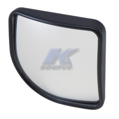 K-Source Blind Spot Mirror, 3-1/4 Inch X 3-1/4 Inch Wedge, Without Turn Signal Indicator, Comes with Double Sided Tape for Installation – CW062