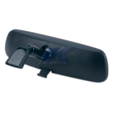 K-Source Interior Rear View Mirror, Manual Dimming, Flat Glass, Standard, 8 Inch Wide, Painted, Black, Plastic – DN080