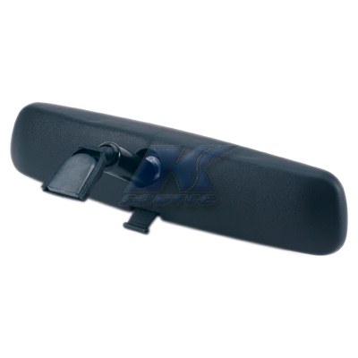 K-Source Interior Rear View Mirror, Manual Dimming, Flat Glass, Standard, 10 Inch Wide, Painted, Black, Plastic – DN100