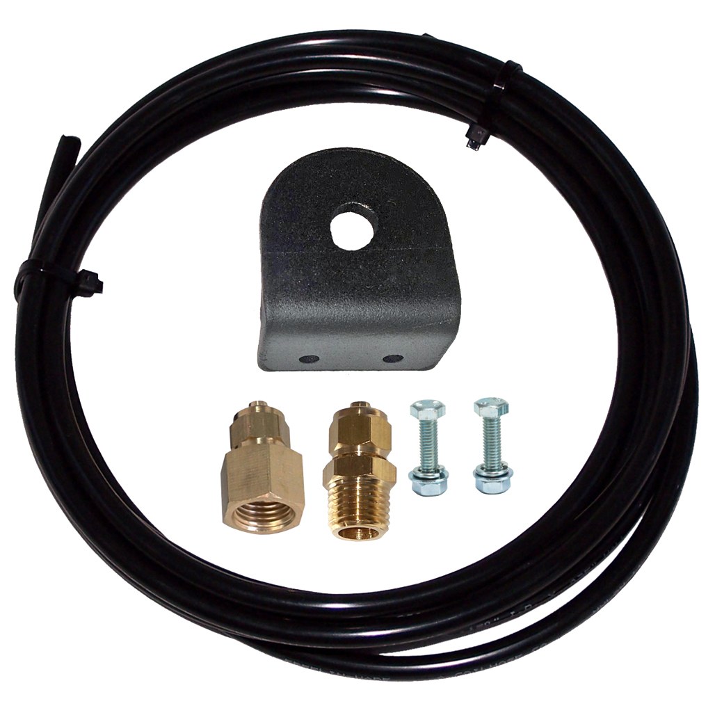 Kleinn Auto Air Compressor Filter Relocation Kit, For Use with Kleinn Onboard Air Systems, With Mounting Bracket/ Airline/ Fittings – 1302