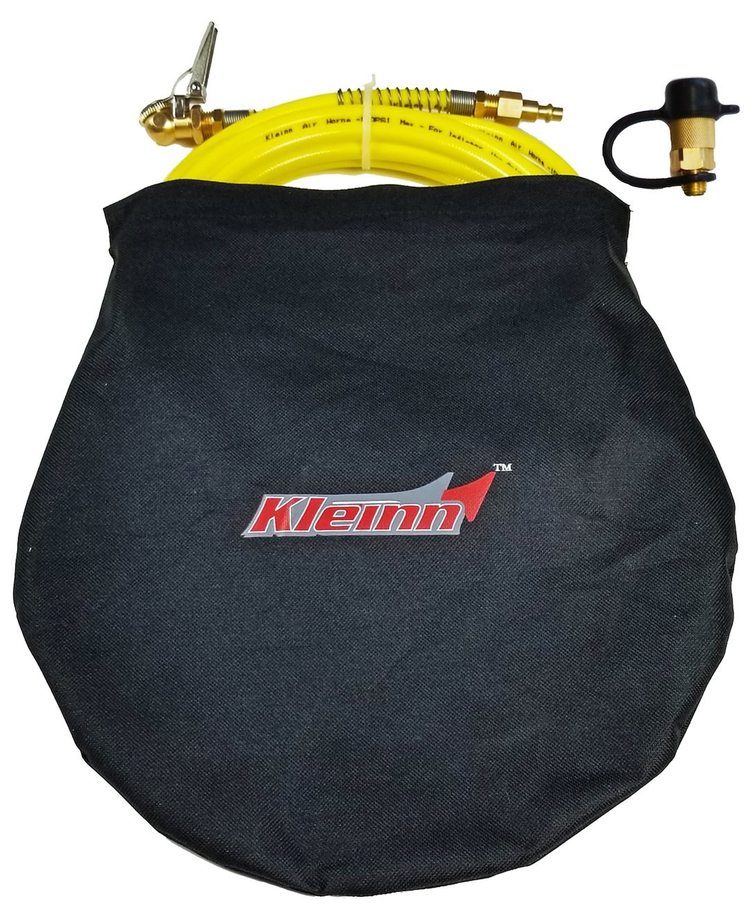 Kleinn Auto Spare Tire Inflation Kit, Includes Coil Hose/ Qc Fittings/ Carrying Case – INF-1