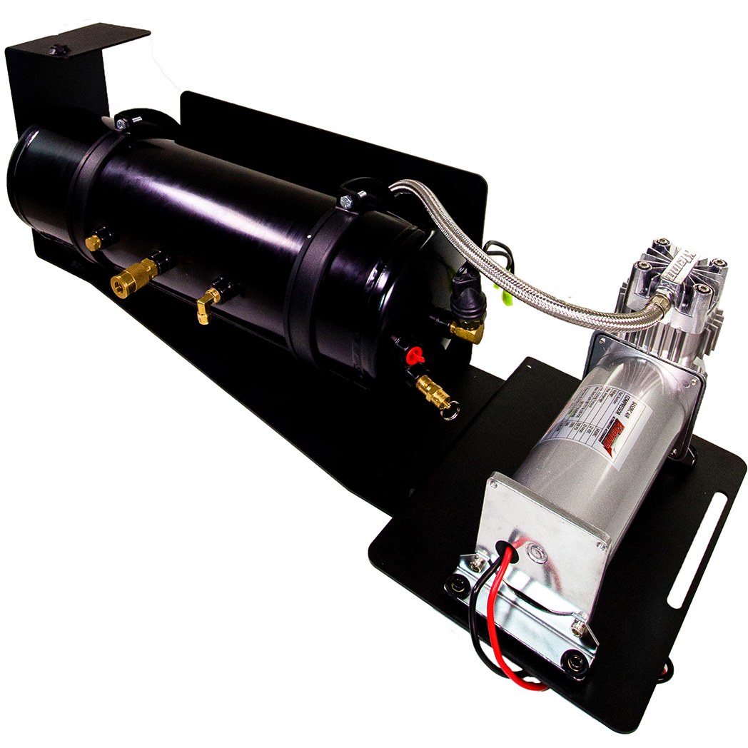 Kleinn Auto Air Compressor, Onboard Air™, Bolt on, 150 PSI Maximum Working Pressure, 2.8 Gallon Air Tank – JT-OBA