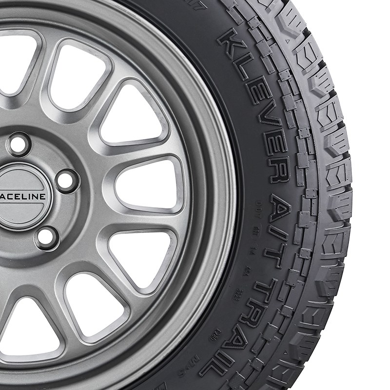 Kenda Tire, Klever A/T Trail, P265 X 70R17, All Terrain Light Truck and SUV, Steel Belted, Radial, Black Sidewall, Non-Directional – 615A04