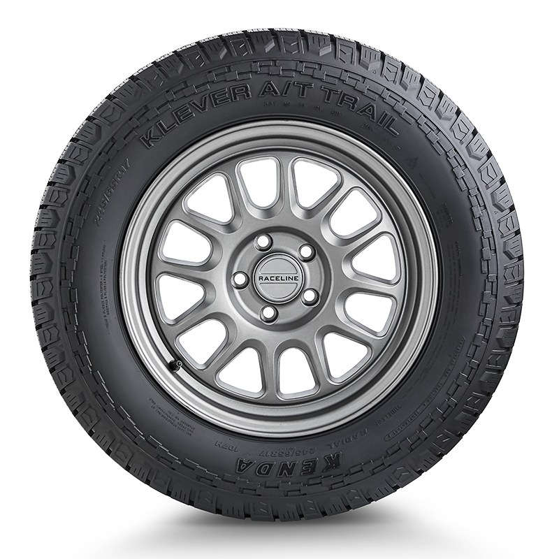 Kenda Tire, Klever A/T Trail, P275 X 60R20, All Terrain Light Truck and SUV, Steel Belted, Radial, Black Sidewall, Non-Directional – 615A15