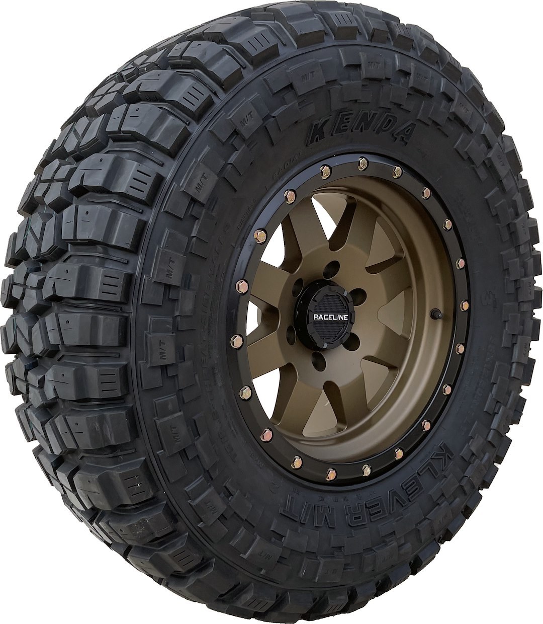 Kenda Tire, Klever M/T2, LT35 X 12.50R17, Mud Terrain Light Truck and SUV, Radial, Raised Black Letter, Tubeless, Symmetric Tread Design – 629001