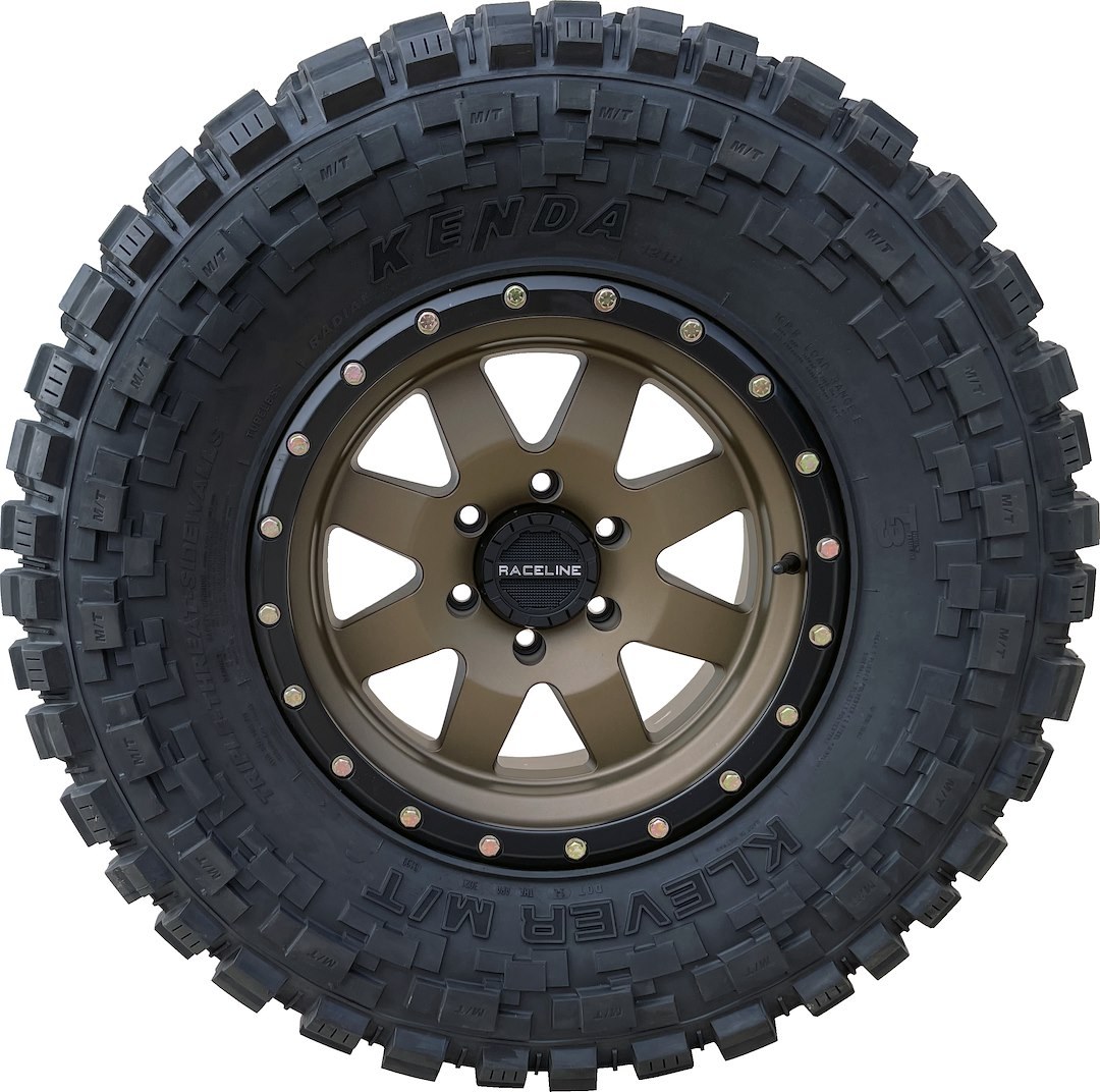 Kenda Tire, Klever M/T2, LT35 X 12.50R15, Mud Terrain Light Truck and SUV, Radial, Raised Black Letter, Tubeless, Symmetric Tread Design – 629023