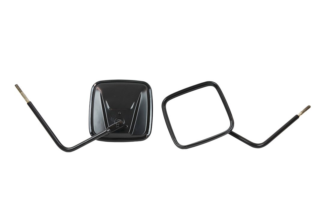 Kentrol Exterior Mirror, Outback Mirror, Set of 2, Black, Manual, Without Turn Signal Indicator, With 2 Mirror Heads and Mounting Hardware – 50443