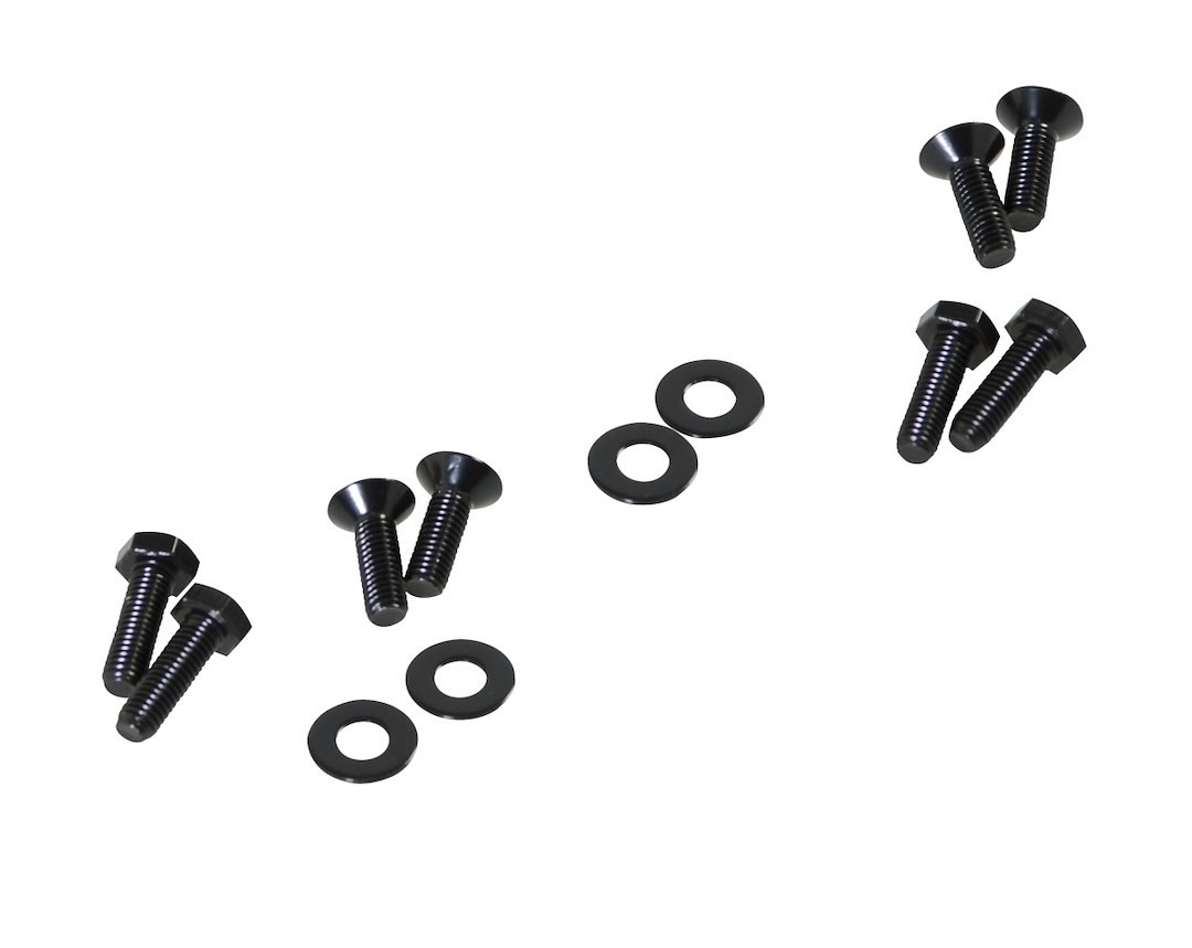 Kentrol Hood Hinge, Powder Coated, Black, Stainless Steel, With 2 Hinges and Hardware – 50572