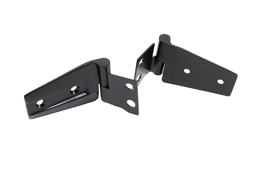 Kentrol Hood Hinge, Powder Coated, Black, Stainless Steel, With 2 Hinges and Hardware – 50572
