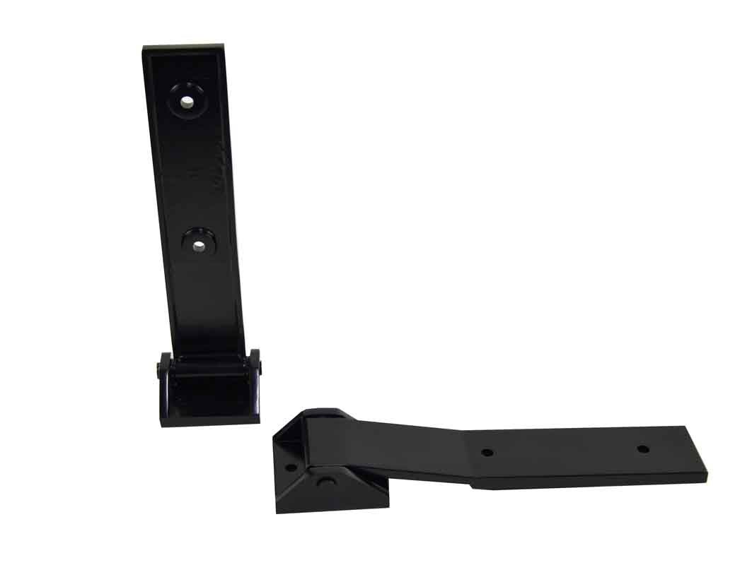 Kentrol Tailgate Hinge, Powder Coated, Gloss Black, Stainless Steel, Set of 2, With Hardware – 50578