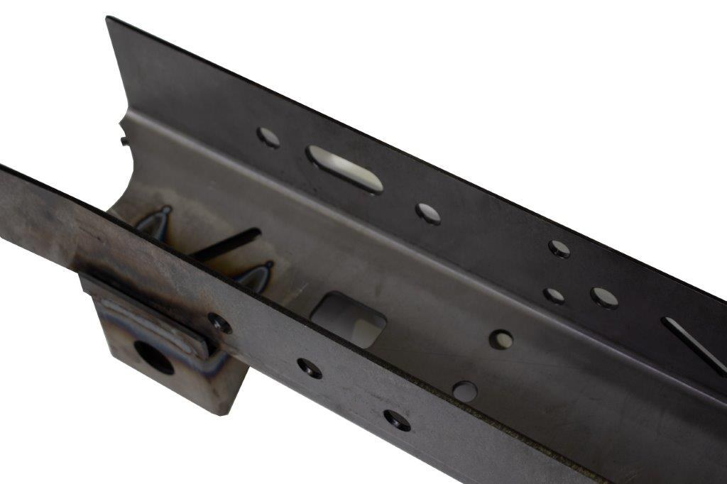 Kentrol Replacement Frame Section, Rust Buster, Rear Left Frame Rail with Mount, Raw, Steel – RB7102L