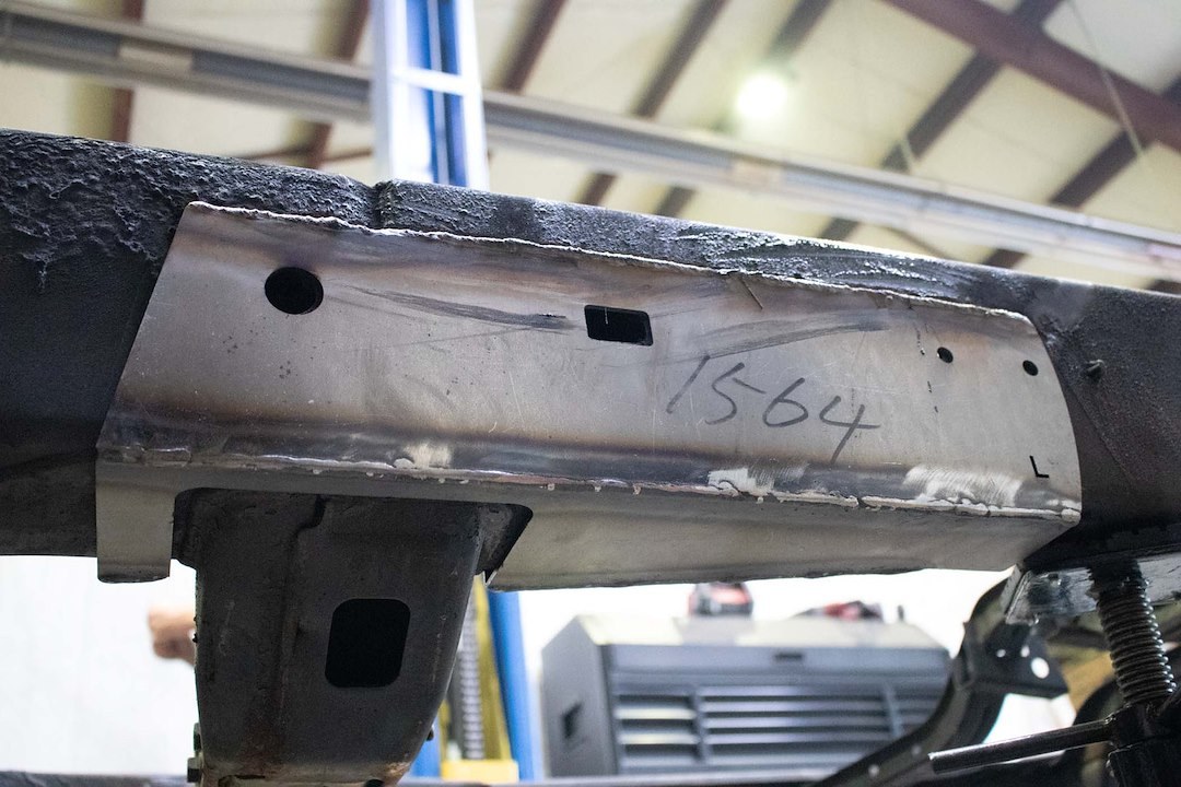 Kentrol Replacement Frame Section, Rust Buster, Left Center Frame Section, 18-1/2 Inch Length, Raw, Steel, Welding Required – RB7130L