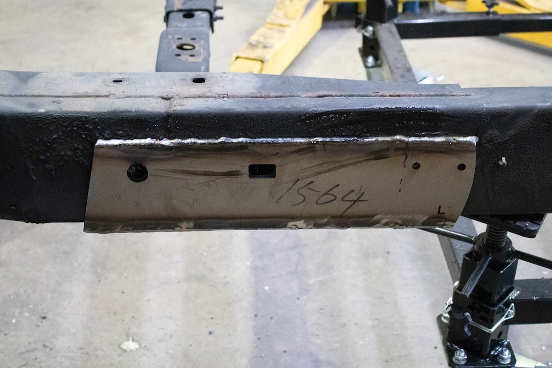 Kentrol Replacement Frame Section, Rust Buster, Left Center Frame Section, 18-1/2 Inch Length, Raw, Steel, Welding Required – RB7130L