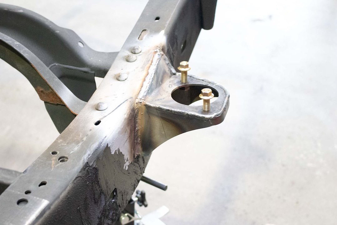 Kentrol Replacement Frame Section, Rust Buster, Left Rear Cab Mount, Raw, Steel, Welding Required – RB7137L
