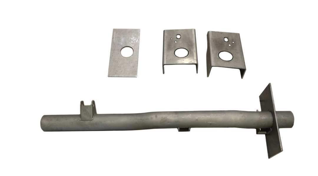 Kentrol Replacement Frame Section, Rust Buster, Rear Crossmember with Gas Tank Mount, Raw, 0.125 Steel – RB7322