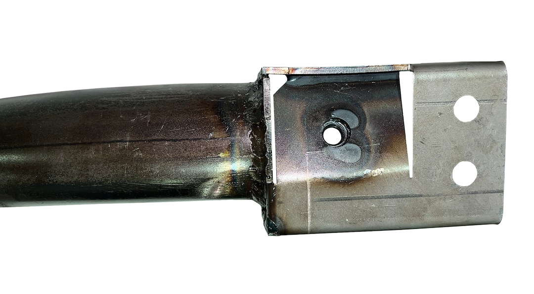 Kentrol Replacement Frame Section, Rust Buster, Crossmember with Forward Gas Tank Mount, Raw, 1/8 Inch Steel, Bolt-On, With Mounting Hardware – RB7330