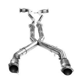 Kooks Exhaust Crossover Pipe, Exhaust Crossover Pipe X Pipe, Stainless Steel, 16 Guage 3 Inch Diameter Pipe with 2-1/2 Inch OEM Outlets – 25203301