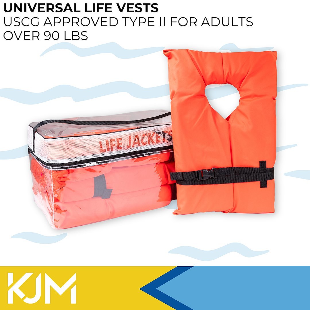Kjm Boater Safety Kit, For Boats Up to 20 to 25 Foot IN Length, Uscg/ Us Coast Guard Approved – 42101