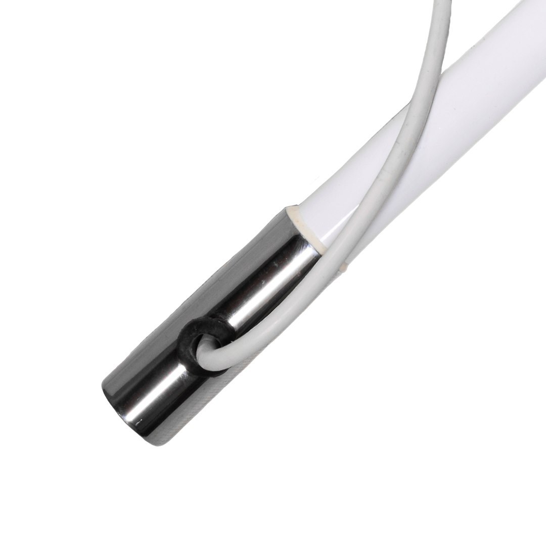 Kjm Antenna, AM/ FM Antenna, T-Top/ Hard-Top Mount, High Gloss Polyurethane Finish, White, Stainless Steel, 8 Feet Height – A786-AMFM