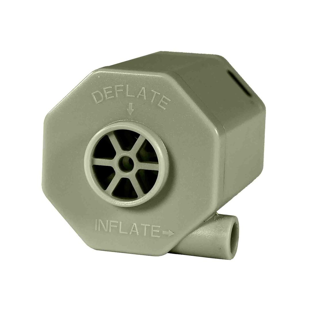Klymit Air Pump, Use to Inflate Klymit Sleeping Pads, Electric, 30 Watt, 180 Liter/ Minute Filling Speed, Green – 03TPGR01A
