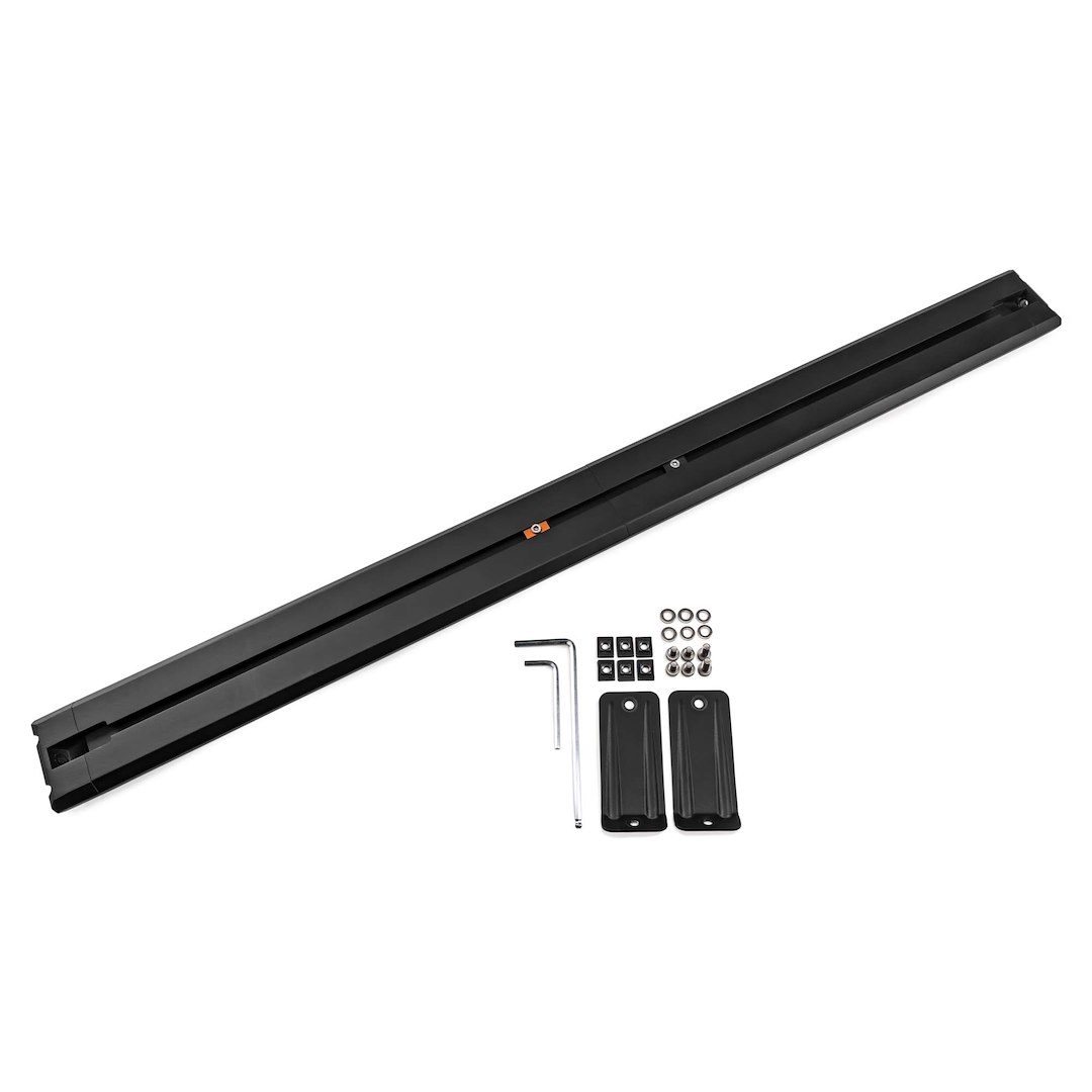 Kuat Innovat Bed Cargo Rack Cross Bar, Ibex, For IBEXB2/ IBEXD2/ IBEXD3 Bed Cargo Racks, Long, Matte Black Powder Coated, 6061-T6 Aluminum – AIXCBKL
